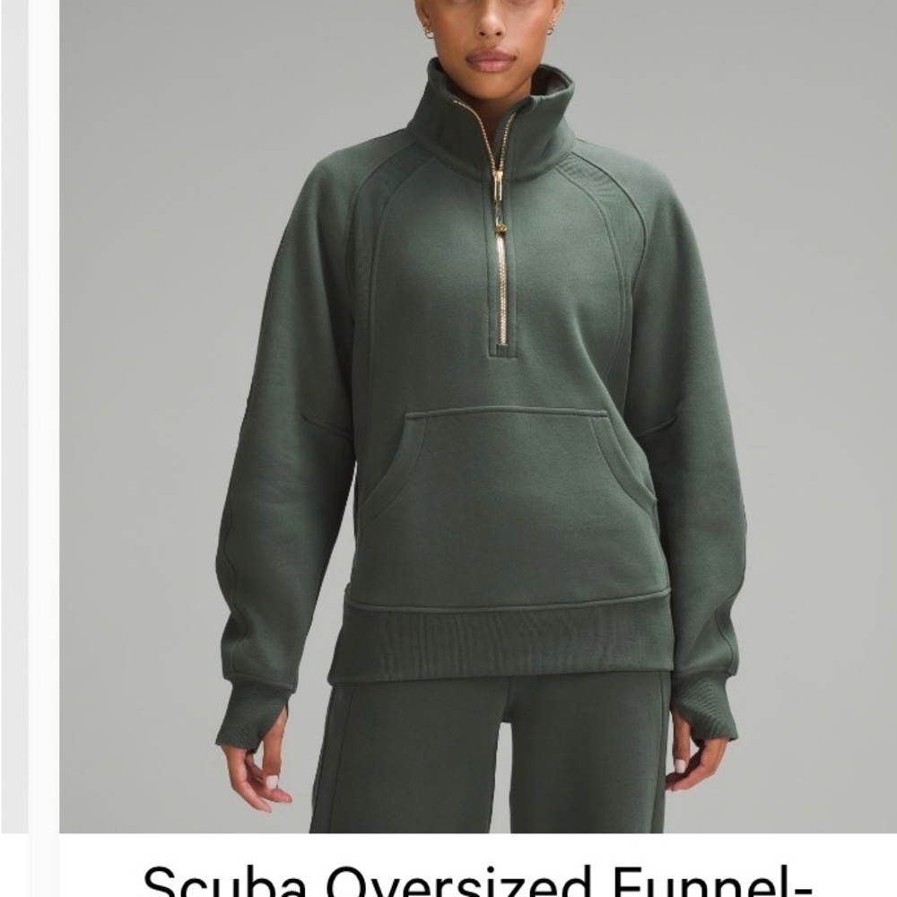 Lululemon Scuba Oversized Funnel-Neck
Half Zip *Long XL XXL